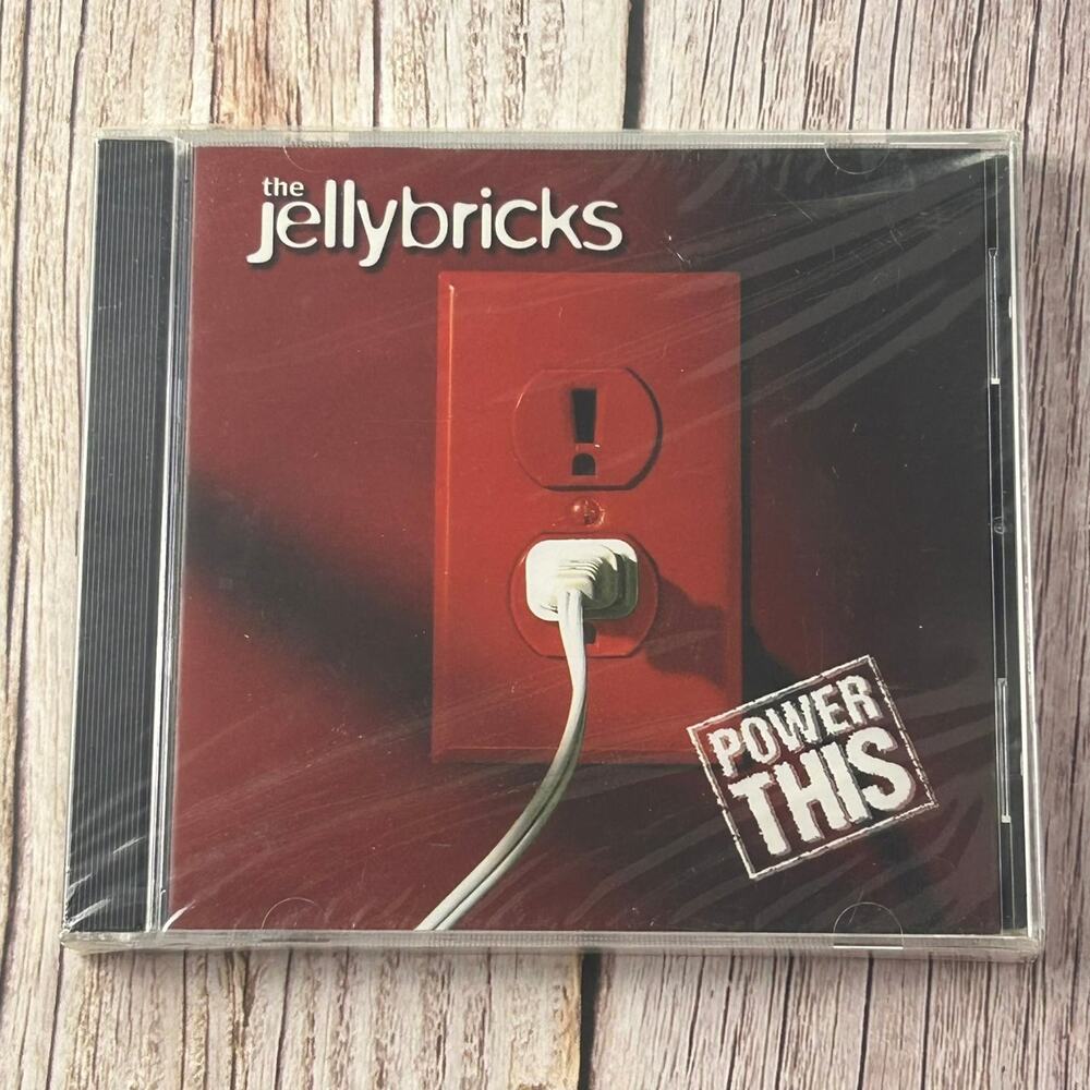 The Jellybricks – Power This CD 2004 Power Pop Rock Kool Kat Musik Sealed